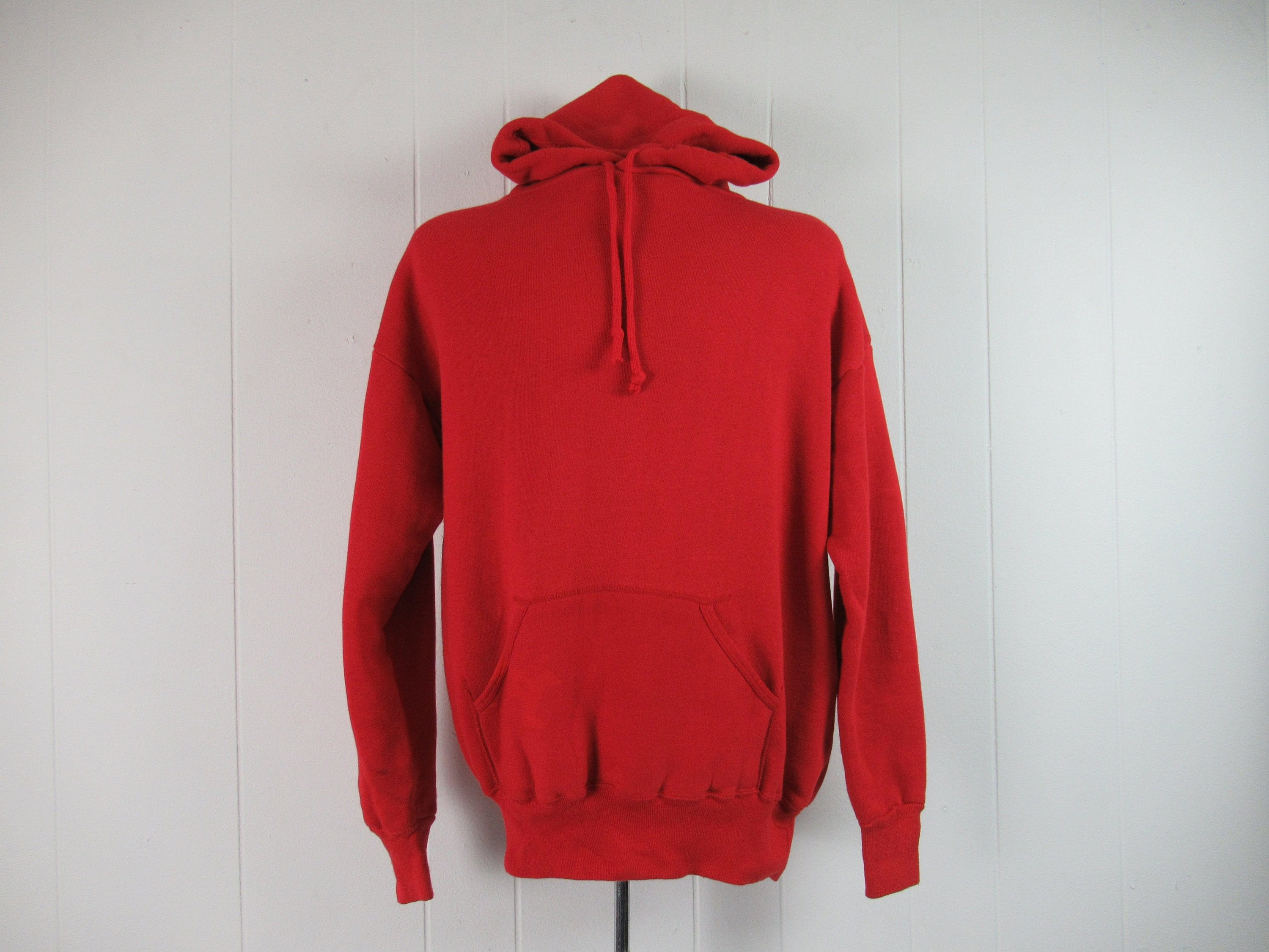 Vintage Sweatshirt, 1950s Sweatshirt, Hooded Sweatshirt, Vintage