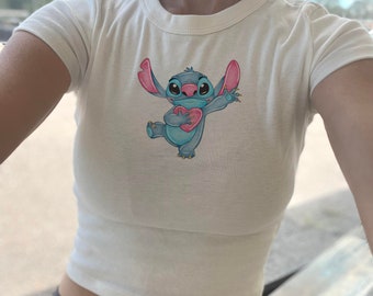 Stitch Shirt, Stitch Crop Tank, Best Day Stitch Baby Tee, Ohana
