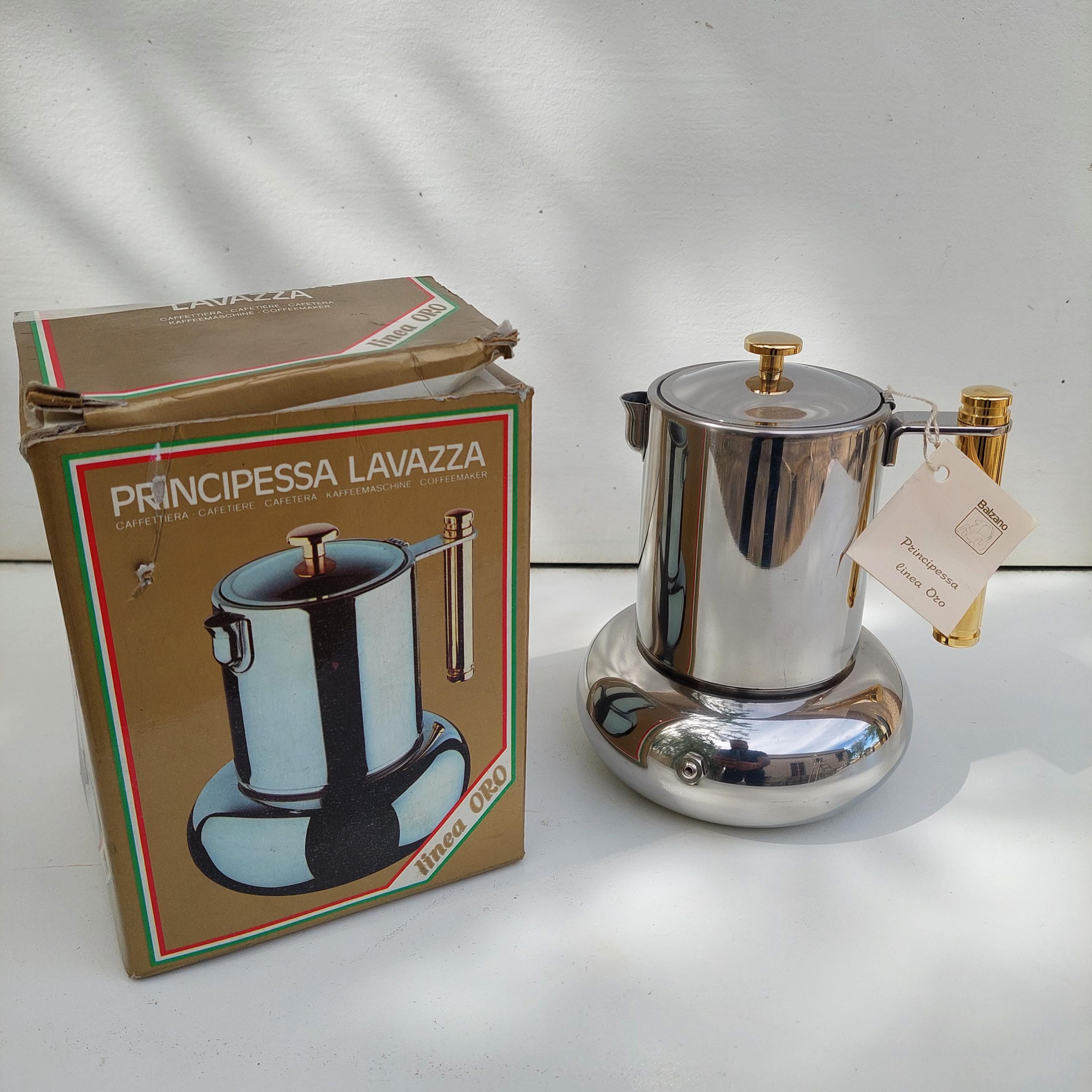 Lavazza Principessa Gold Coffee Maker: Italian Moka Pot With 24K