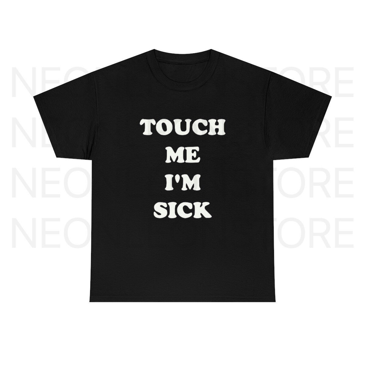 Touch Me I'm Sick Number Heavy Cotton Tee Shirt - Etsy