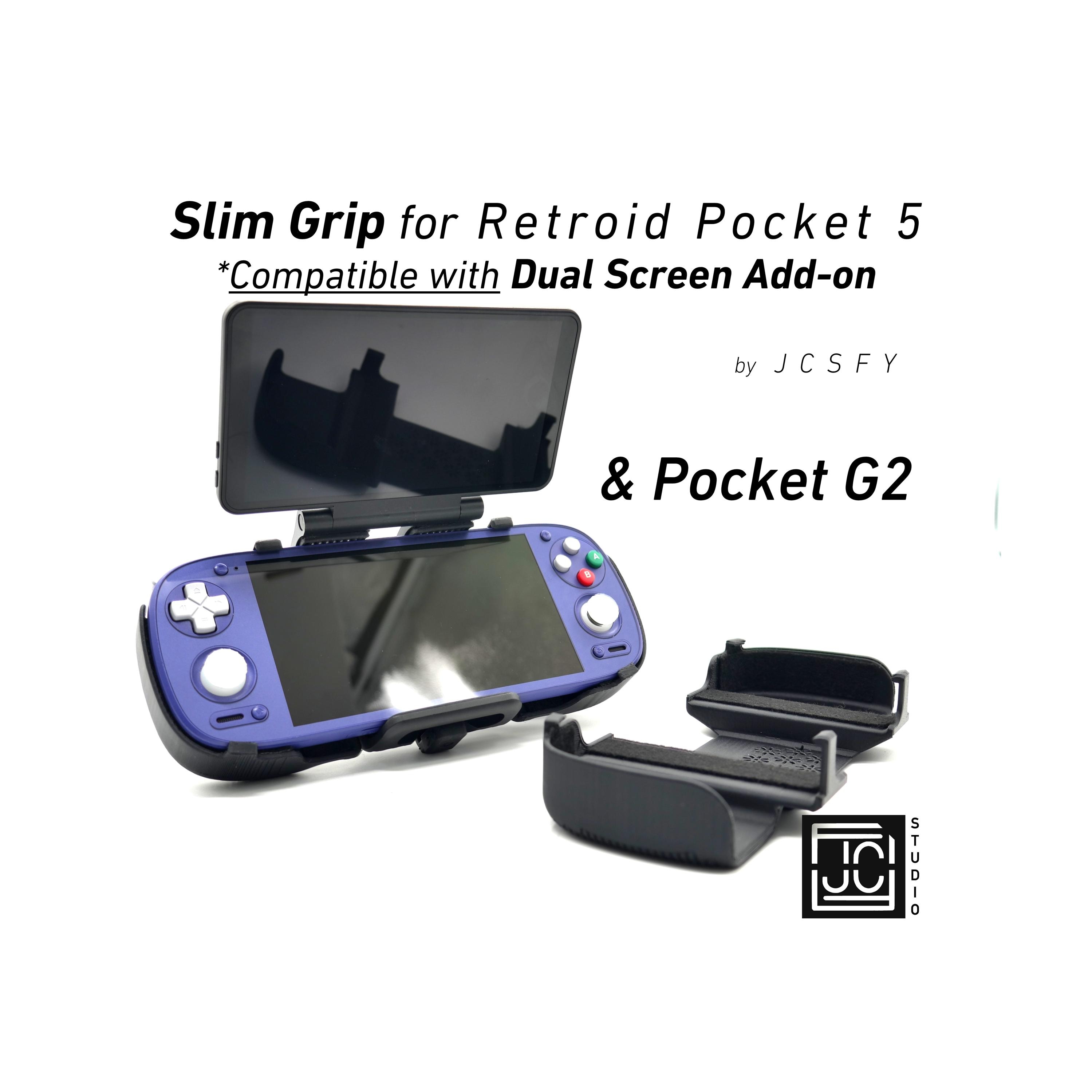Retroid Pocket 5 & G2用グリップ | Retroidデュアルスクリーン