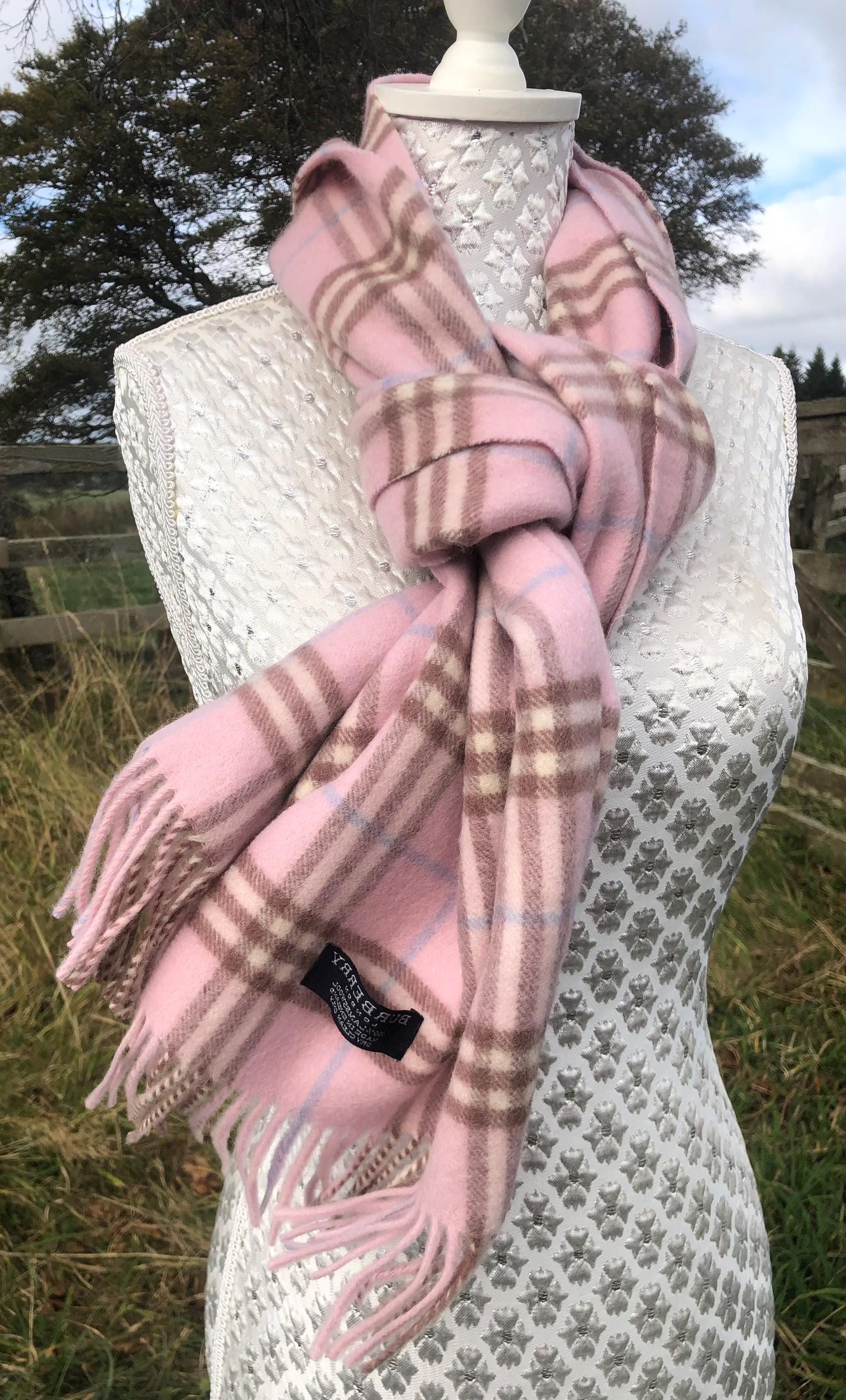 Burberry Pink Scarf New( Brand New ) - Etsy