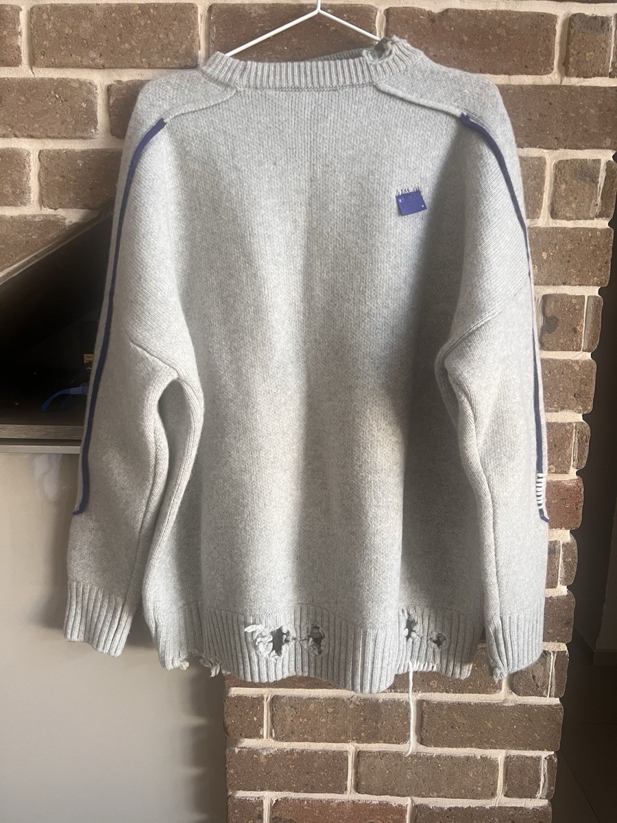 Zara X Ader Error Oversized 100%Wool Sweater S-M Heavy Knitwear