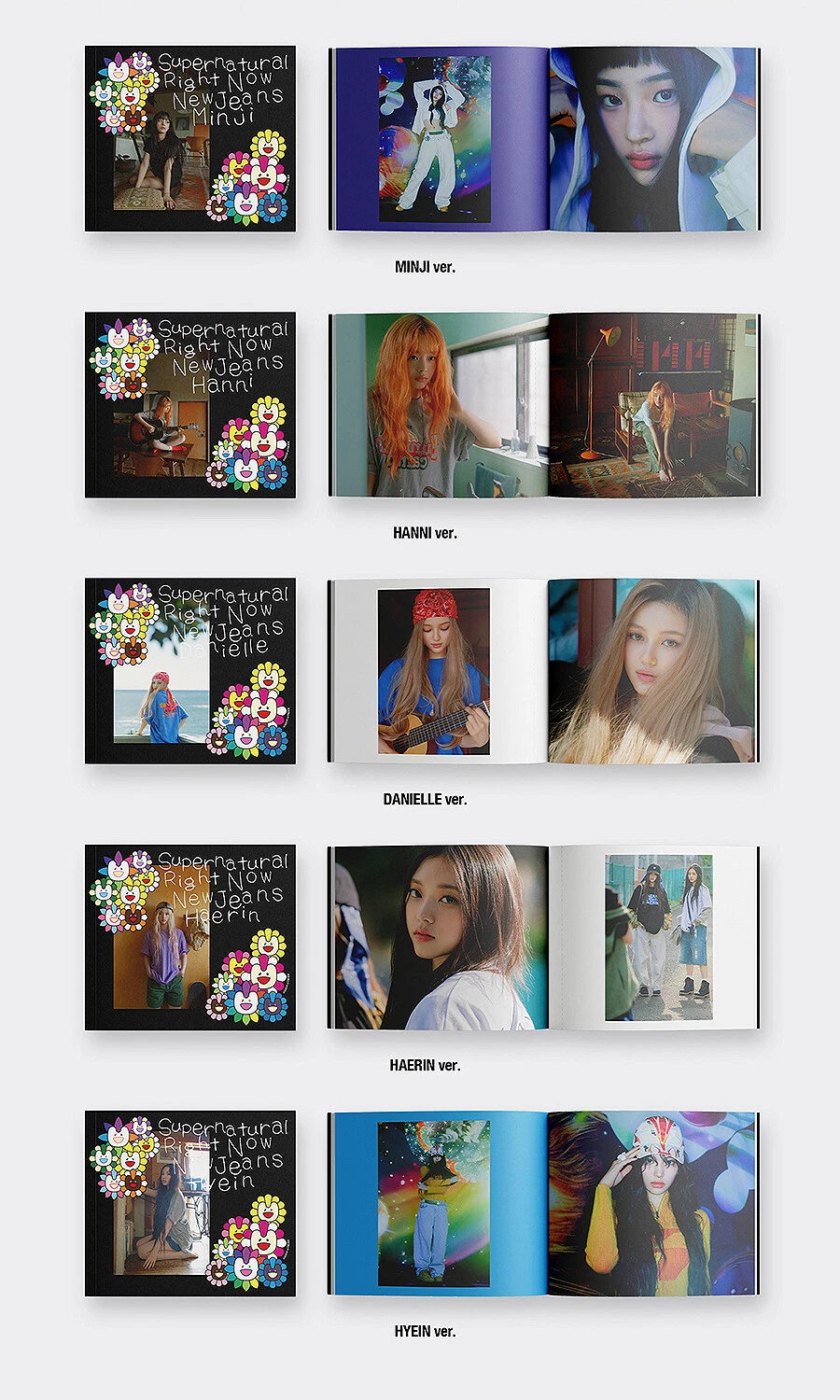 NEWJEANS [SUPERNATURAL] Album NJ X MURAKAMI CROSS BAG Ver/CD+Bag+