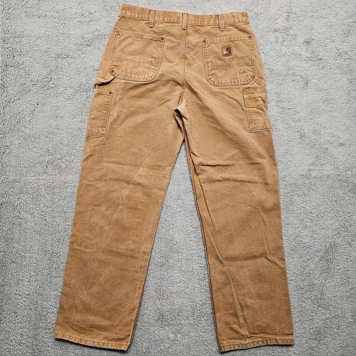 Carhartt 36x34 Double Knee Pants B136 BRN Classic Tan Khaki