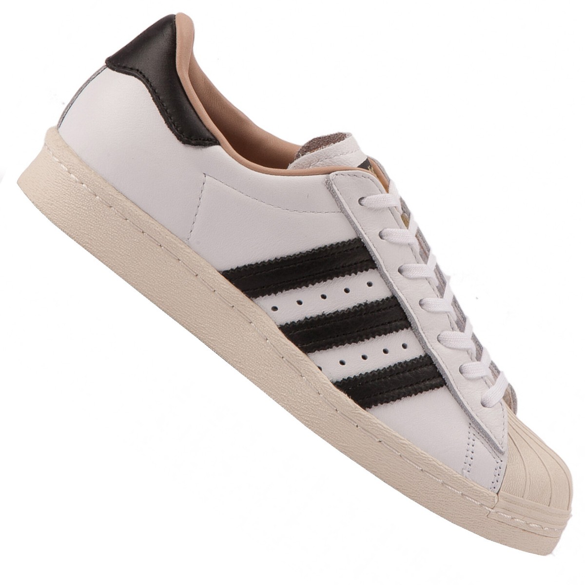 Adidas Originals Superstar 80s Leather Sneaker Shoes BY2957 White
