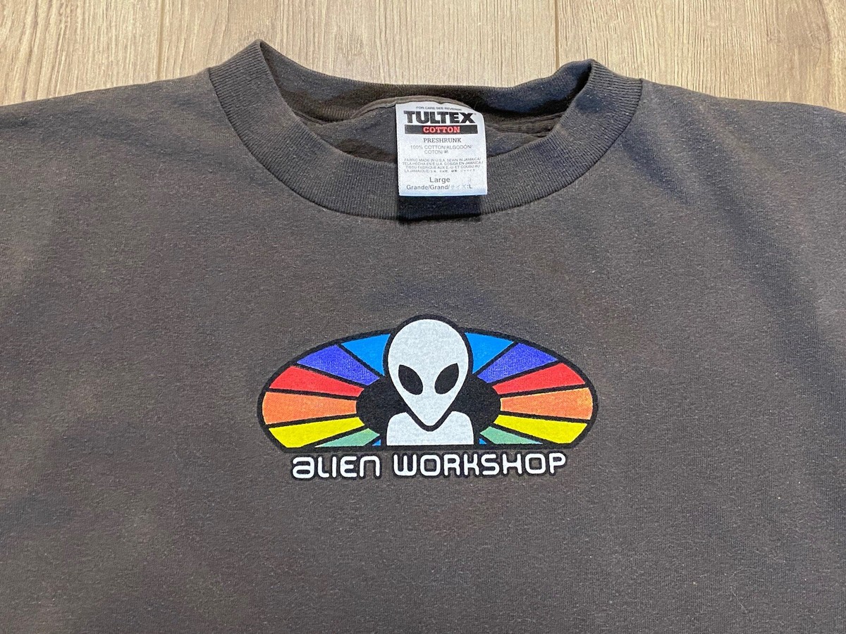 Vintage 90s Alien Workshop Spectrum Logo T-Shirt Size Large