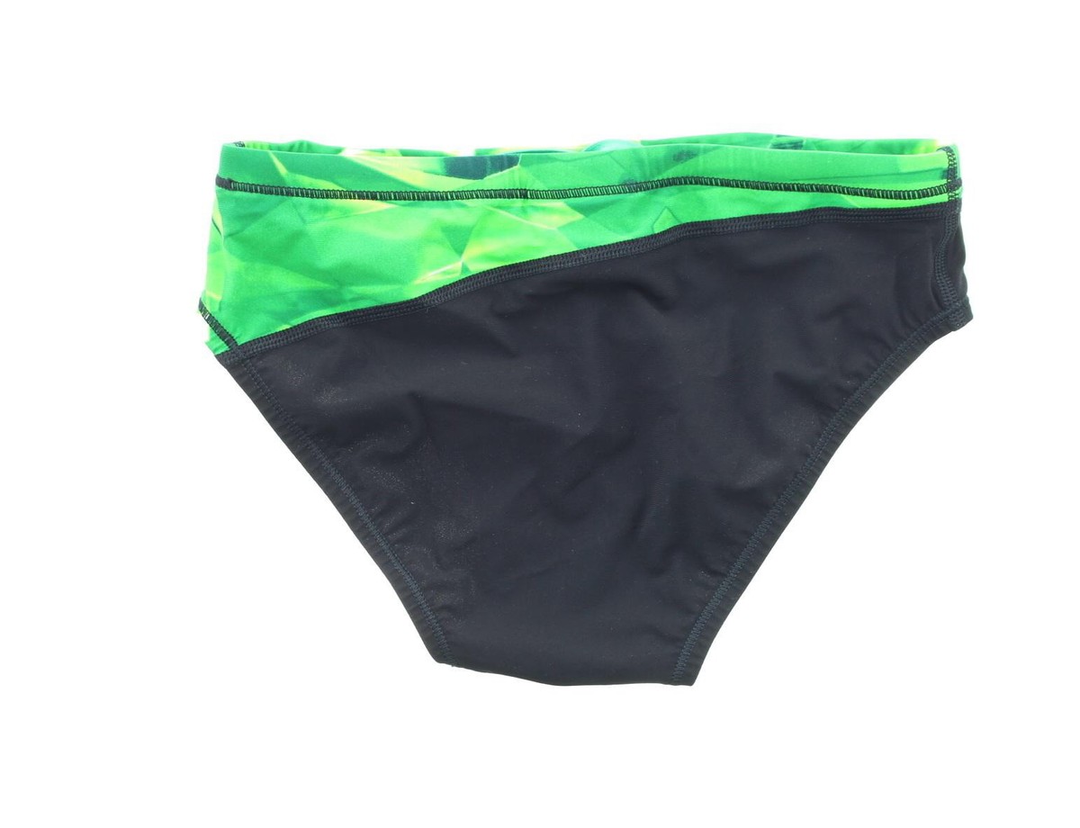 Speedo 8051423 Boys Shattered Wave Swim Briefs Swimsuit Bottoms