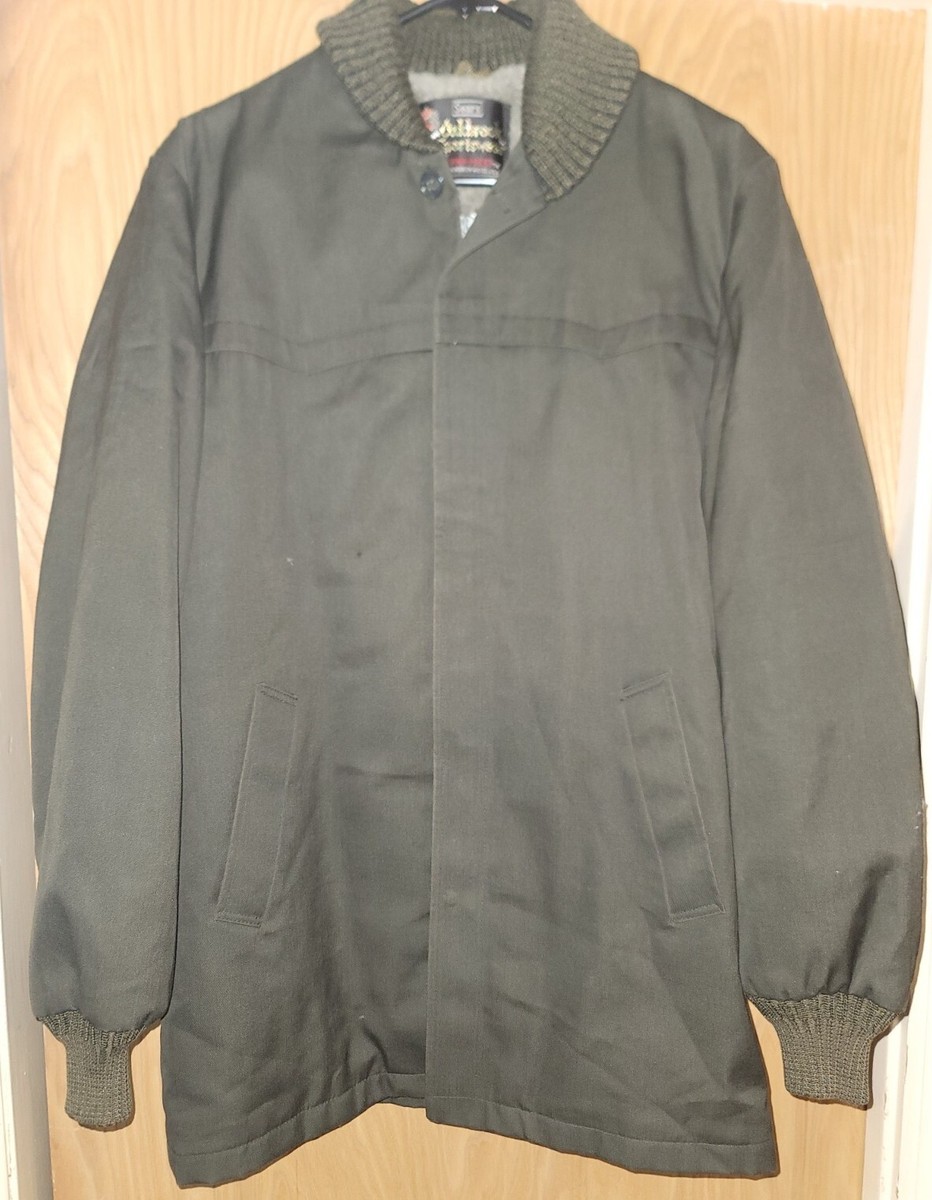 Vintage 60s Sears OAKBROOK SPORTSWEAR Shawl Collar Clicker Coat