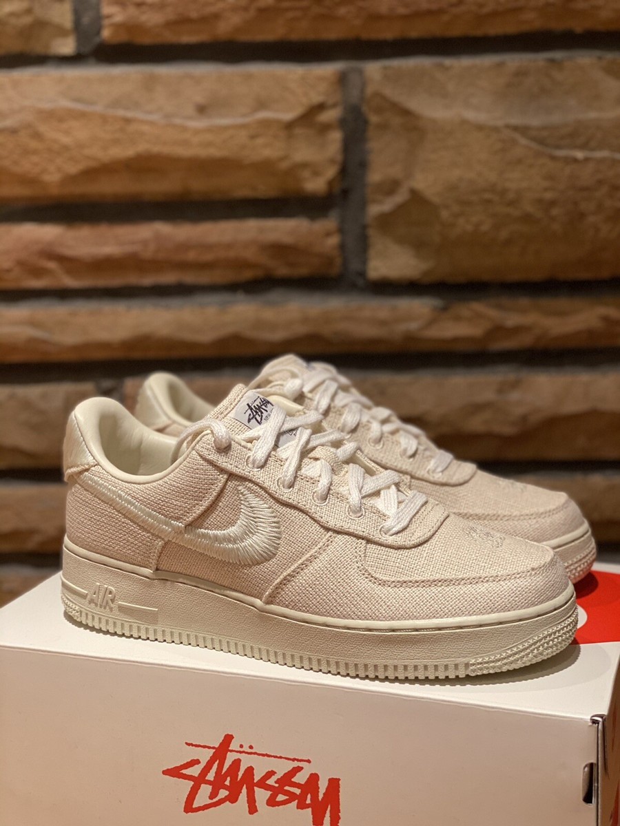 Stussy x Nike Air Force 1 “Fossil” Size 7 | eBay