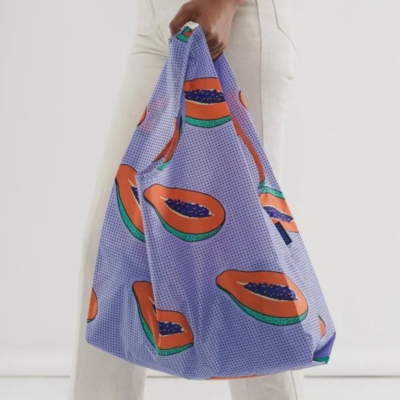 Baggu Standard Reusable Bag Blue Papaya | eBay