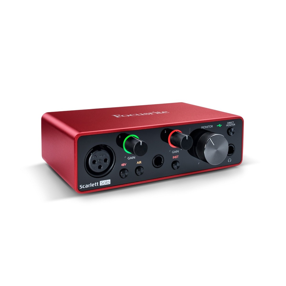 Focusrite Scarlett Solo 2 x 2 USB Audio Interface, 3rd Generation