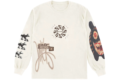 Travis Scott Cactus Jack - Air Record Long Sleeve Tee - Medium | eBay