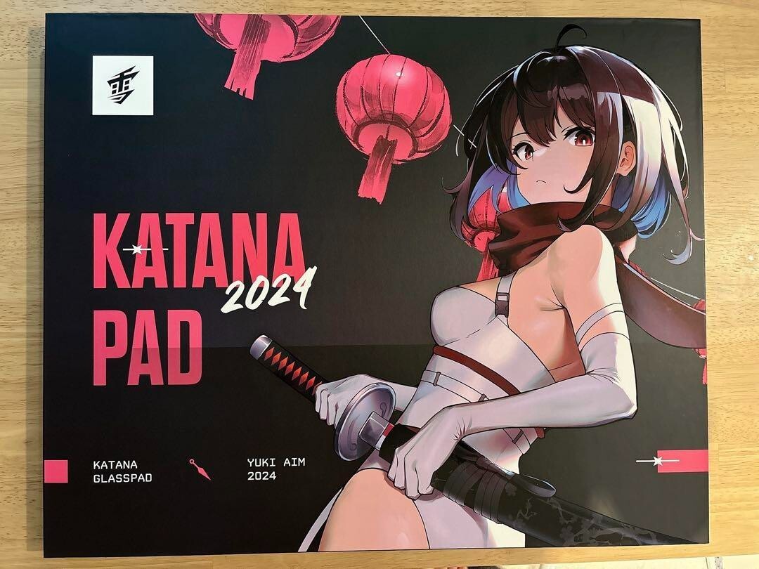Yuki Aim Katana City Glass Mousepad Limited Large 2024 Japan | eBay