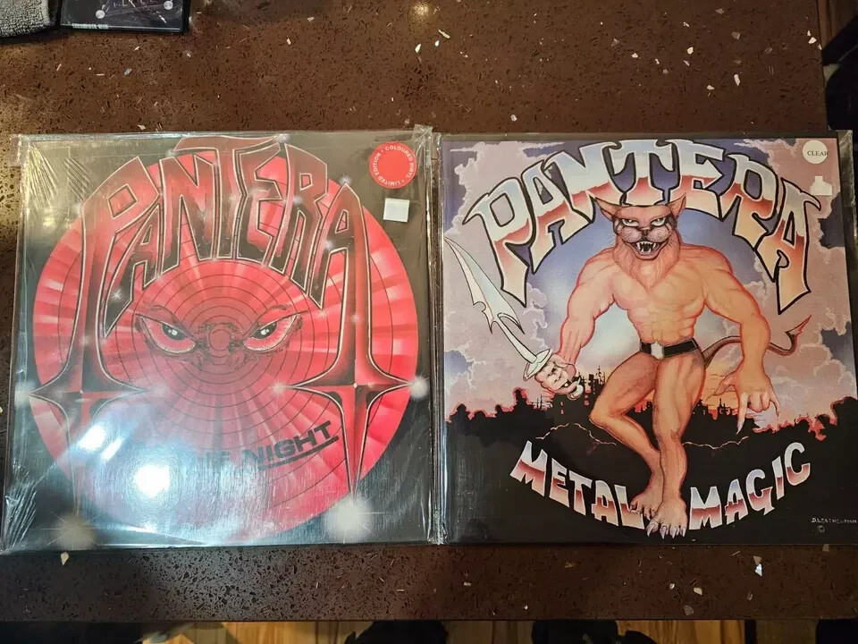 CUSTOM PANTERA I AM THE NIGHT (COLORED) + METAL MAGIC (CLEAR