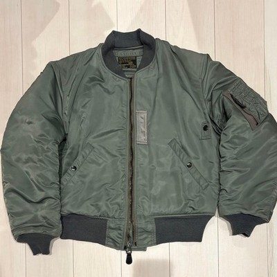 Buzz Rickson's MA-1 Flight Jacket Olive Green M Toyo Military