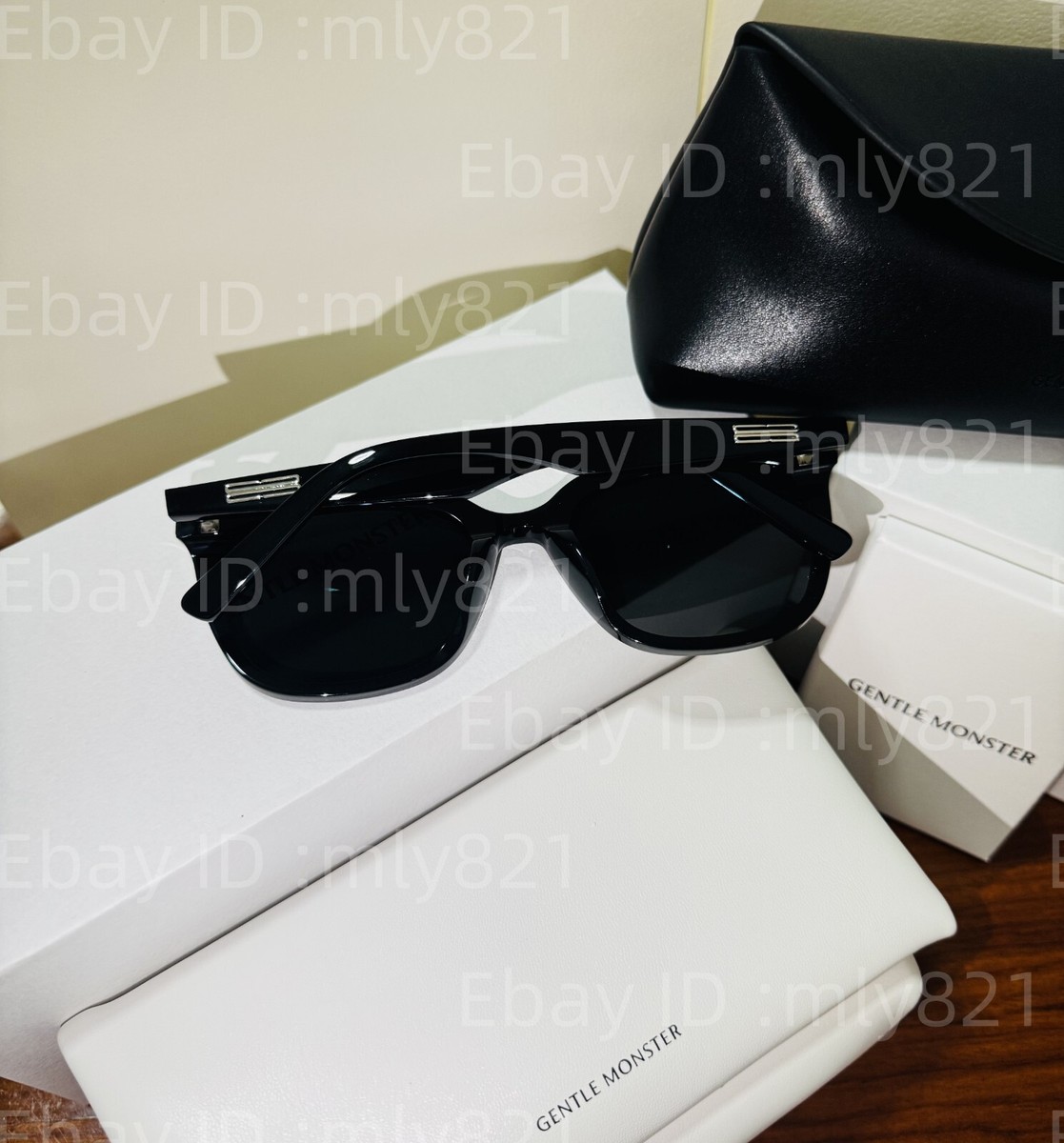 GentleMonster Sunglasses Heizer 01 Black Frame Black Lenses | eBay