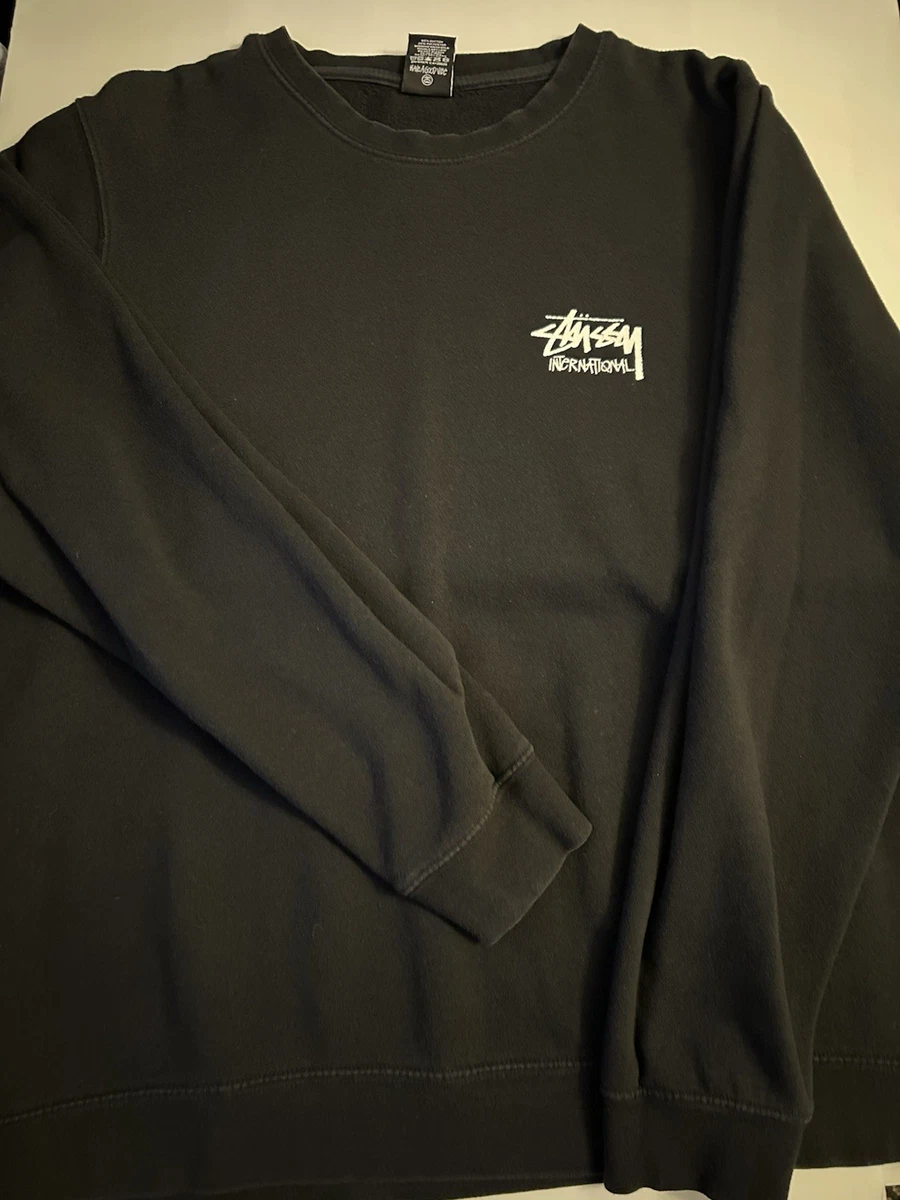 トップス STUSSY 25AW MOTO SWEATER BLACK S Moto Sweater – Black