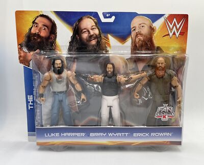 WWE Wyatt Family 3 Pack Exclusive Figure Set Luke Harper Bray