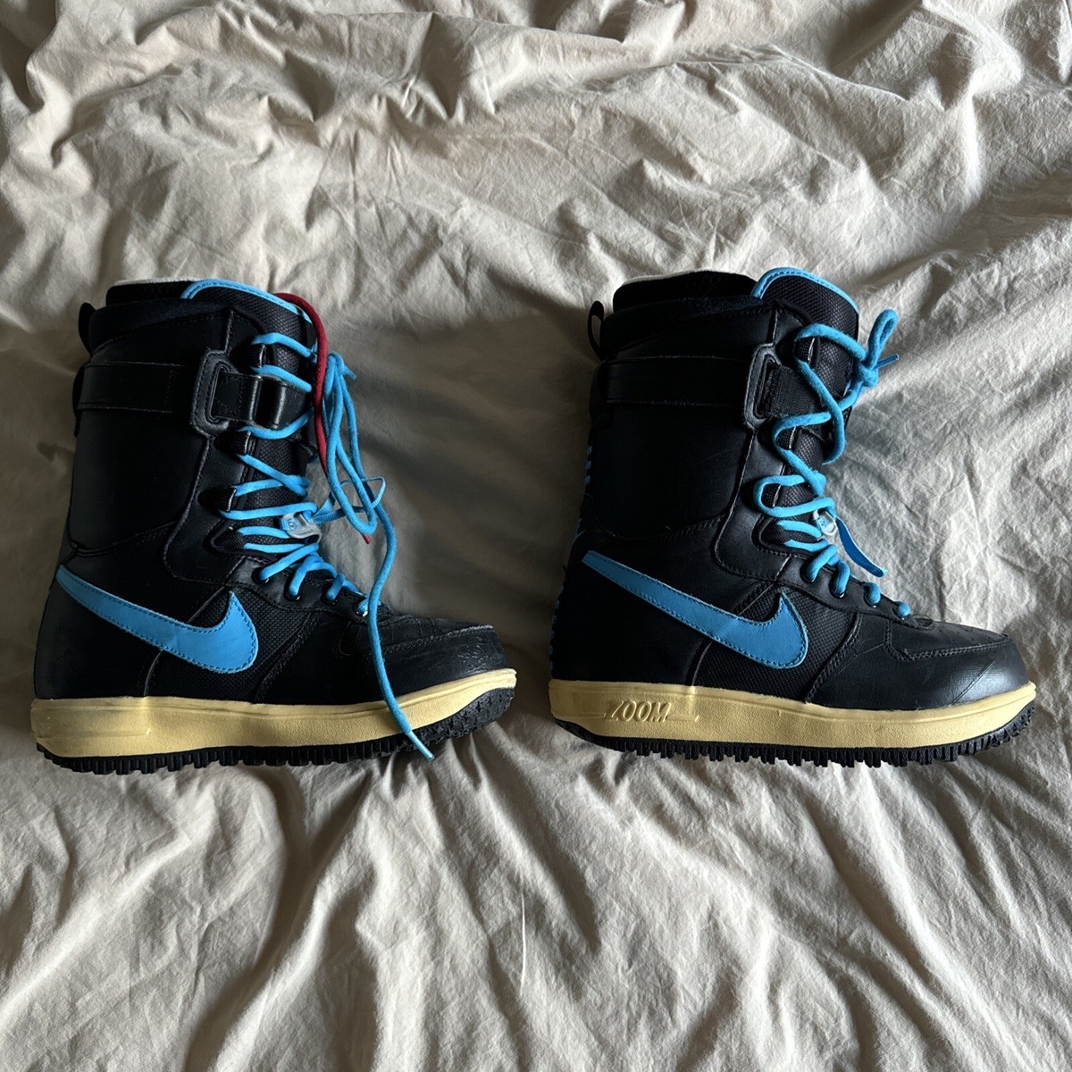 Nike Zoom Force 1 ZF1 Black / Blue Snowboard Boots Size US 6 | eBay