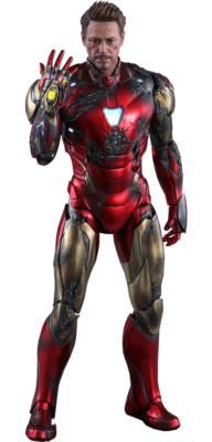 MARVEL Tony Stark Iron Man Mark LXXXV Battle Damaged Hot Toys