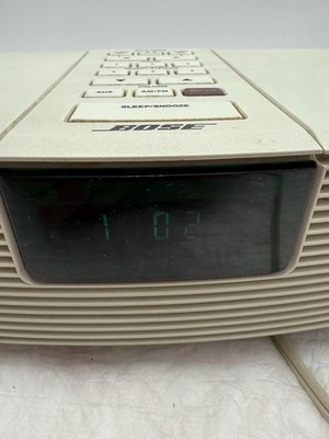Bose AWR1-1W Acoustic Wave Clock Radio with Remote and Pedestal