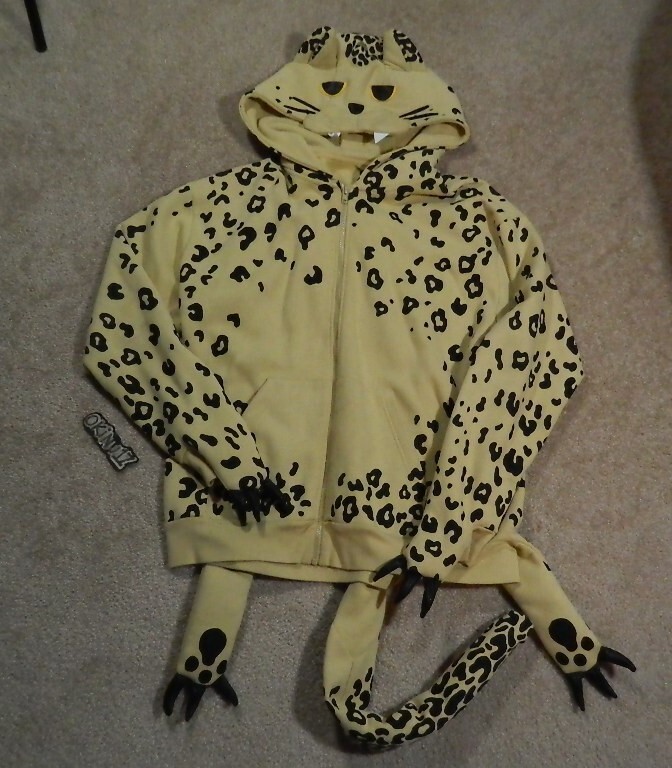 2009 Adidas Originals x Jeremy Scott Fleece Leopard Hoodie Sample