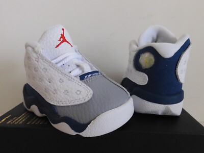 Nike Air Jordan 13 Retro (Td) White-Fire Red-French Blue Sz 3c