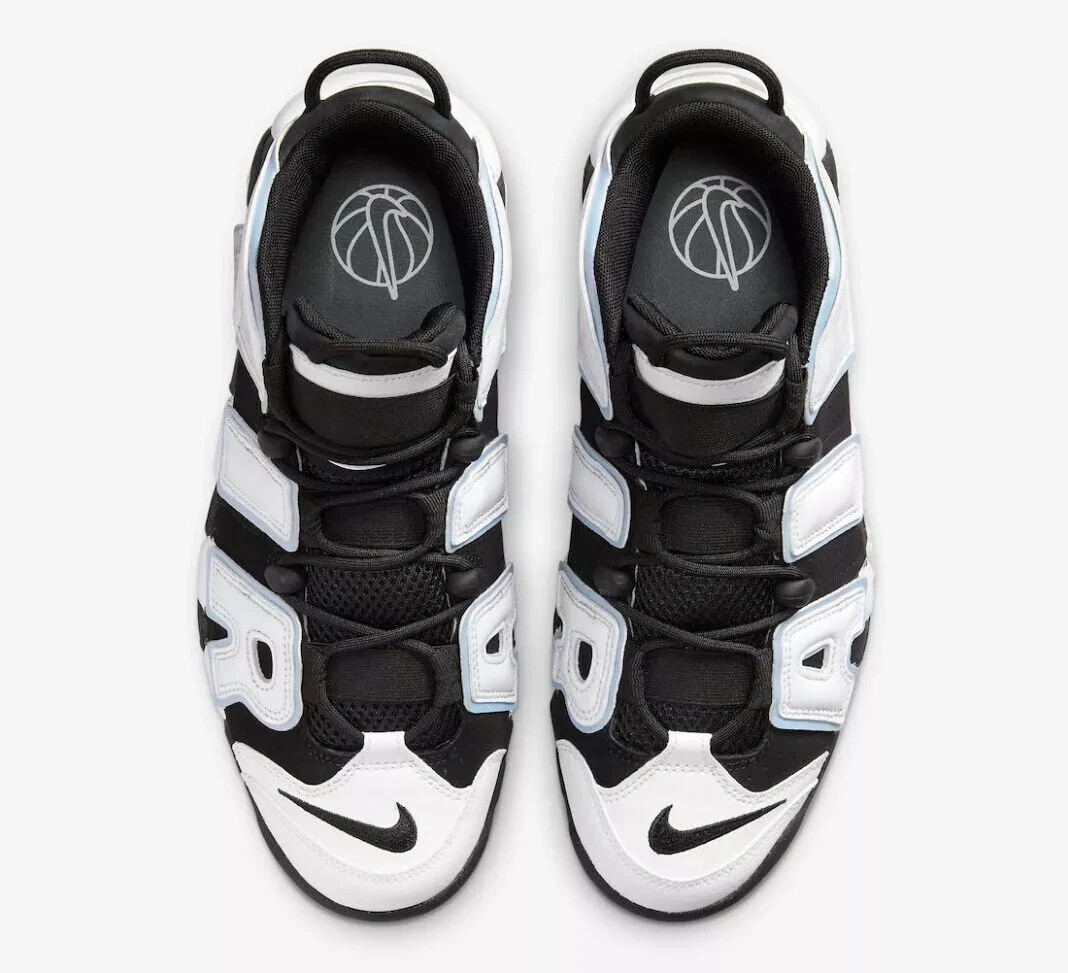 Nike Air More Uptempo Black-White New Sneakers Men's Size 10.5 US