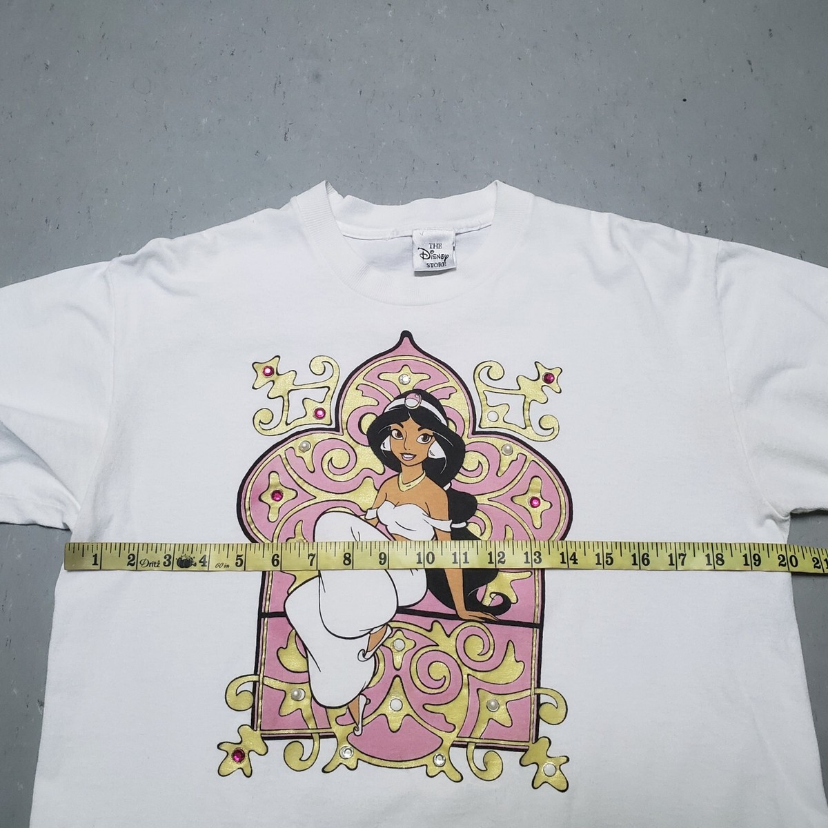 キッズ古着 vintage Disney Aladdin jasmine Tee キッズ古着 vintage