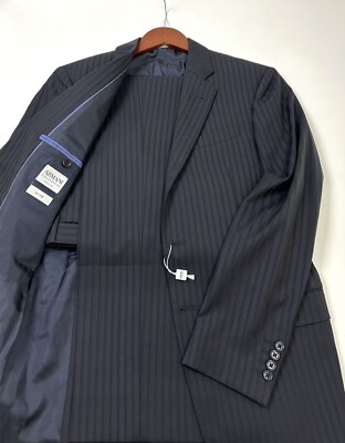 Armani Collezioni G Line Striped Suit Size 38 R Retails for $1,995