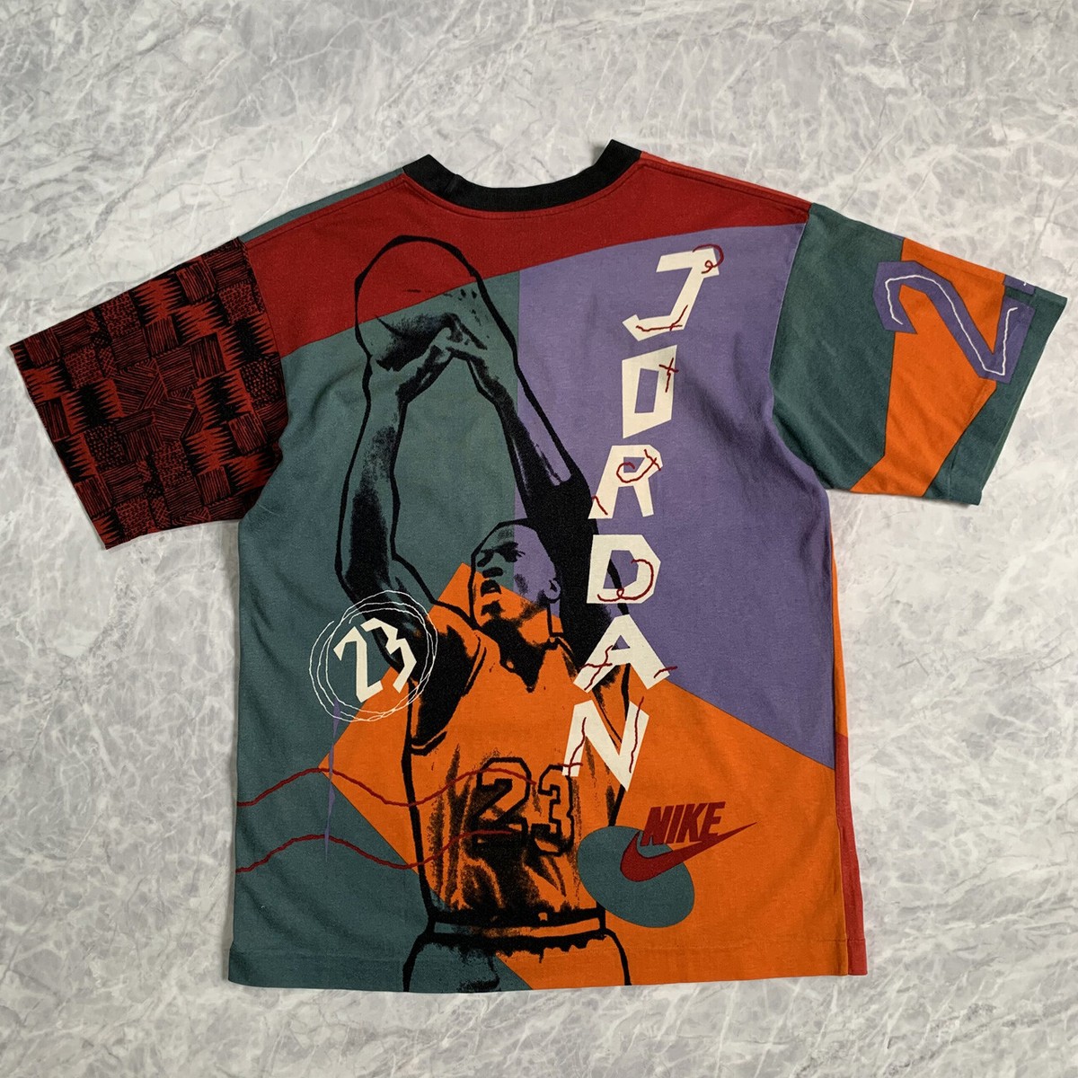 VTG 90s NIKE NBA MICHAEL JORDAN Chicago Bulls T-SHIRT AOP SIZE M