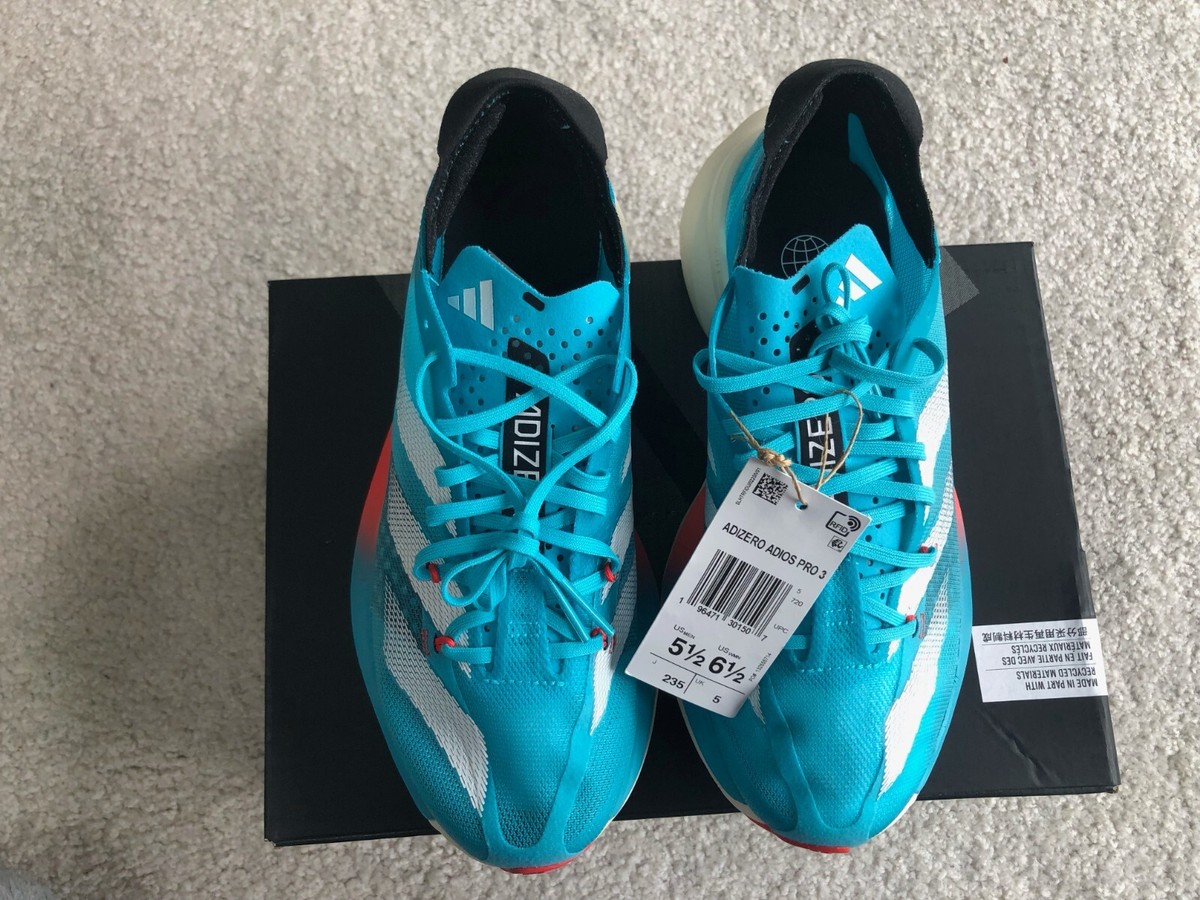 Brand New - Adidas Adizero Adios Pro 3 Blue/Red, Size M5.5 W6.5