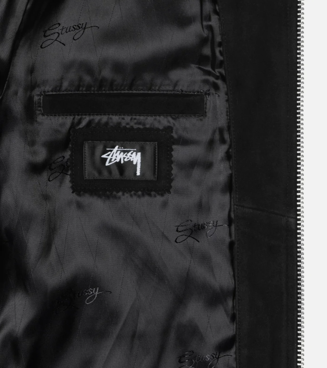 Stussy 8 BALL SUEDE BING JACKET | eBay