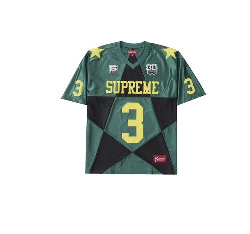 Supreme Jacquard Rib Football Jersey Navy XL | IN HAND SHIPS ASAP