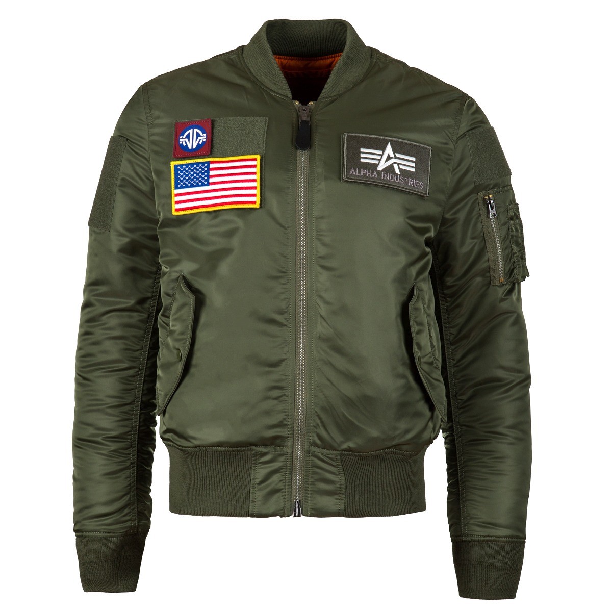 Alpha Industries MA-1 Flex Slim Fit Flight Jacket/Bomber MA1