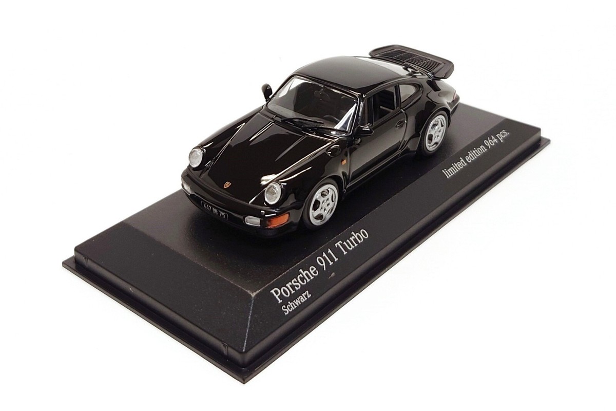 Minichamps 1:43 Porsche 911 Turbo (964) in Black | eBay