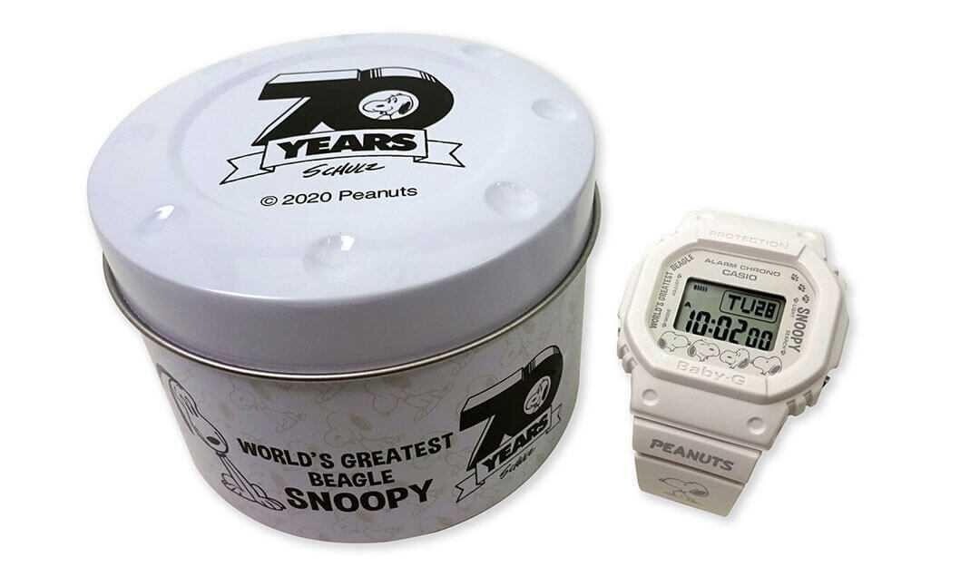 G-SHOCK SNOOPY COLLABORATION EXCLUSIVE BABY-G 70TH ANNIVERSARY
