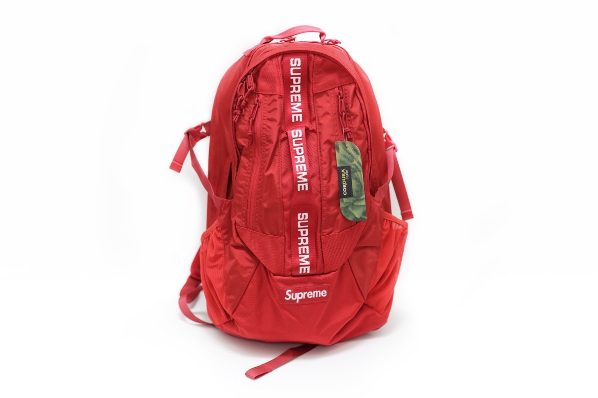 Supreme Cordura Red Backpack FW22 | eBay