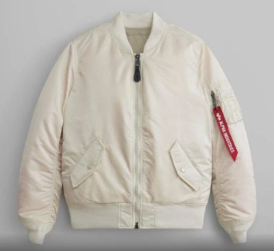 Alpha Industries MA-1 Reversible Oversized Bomber Jacket - size L