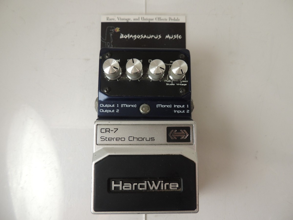 Digitech CR7 Hardwire Stereo Chorus Effects Pedal Free USA
