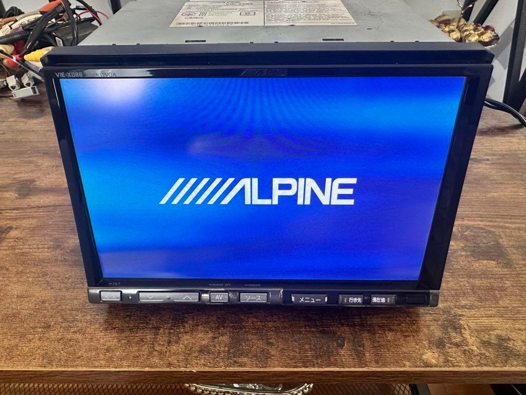 ALPINE VIE-X088VS 8-inch Navigation System Operation Confirmed