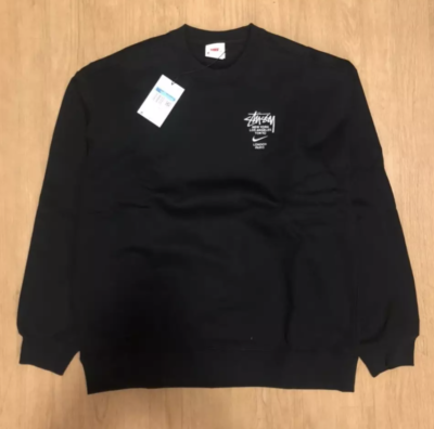 Nike x Stussy International Crewneck Sweatshirt Black S/S 21 | eBay