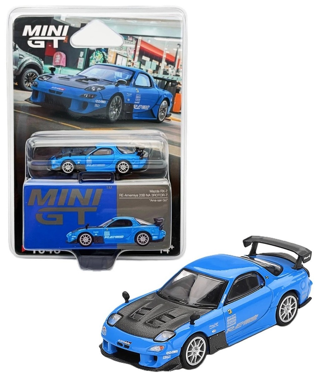 Mini GT 1:64 Mazda RX-7 RE-Amemiya 20B NA 3ROTOR-7 “Ama-san Go