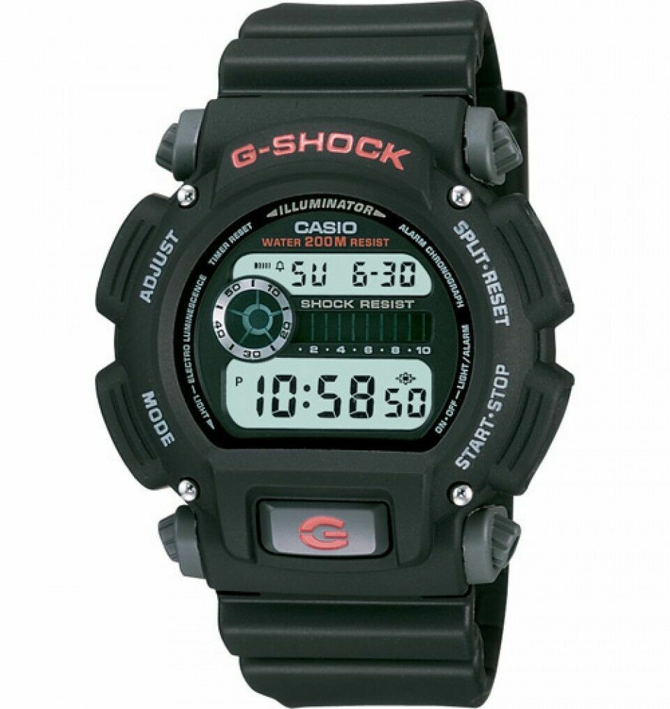 CASIO DW9052-1V Mens Classic G-SHOCK Black Resin Digital