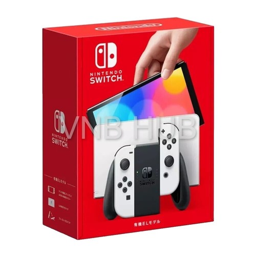 Nintendo Switch OLED with Neon Red & Neon Blue Joy-Con - Japan