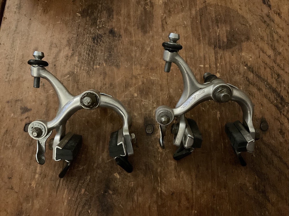 Vintage Campagnolo Super Record Brake Caliper Set Front & Rear