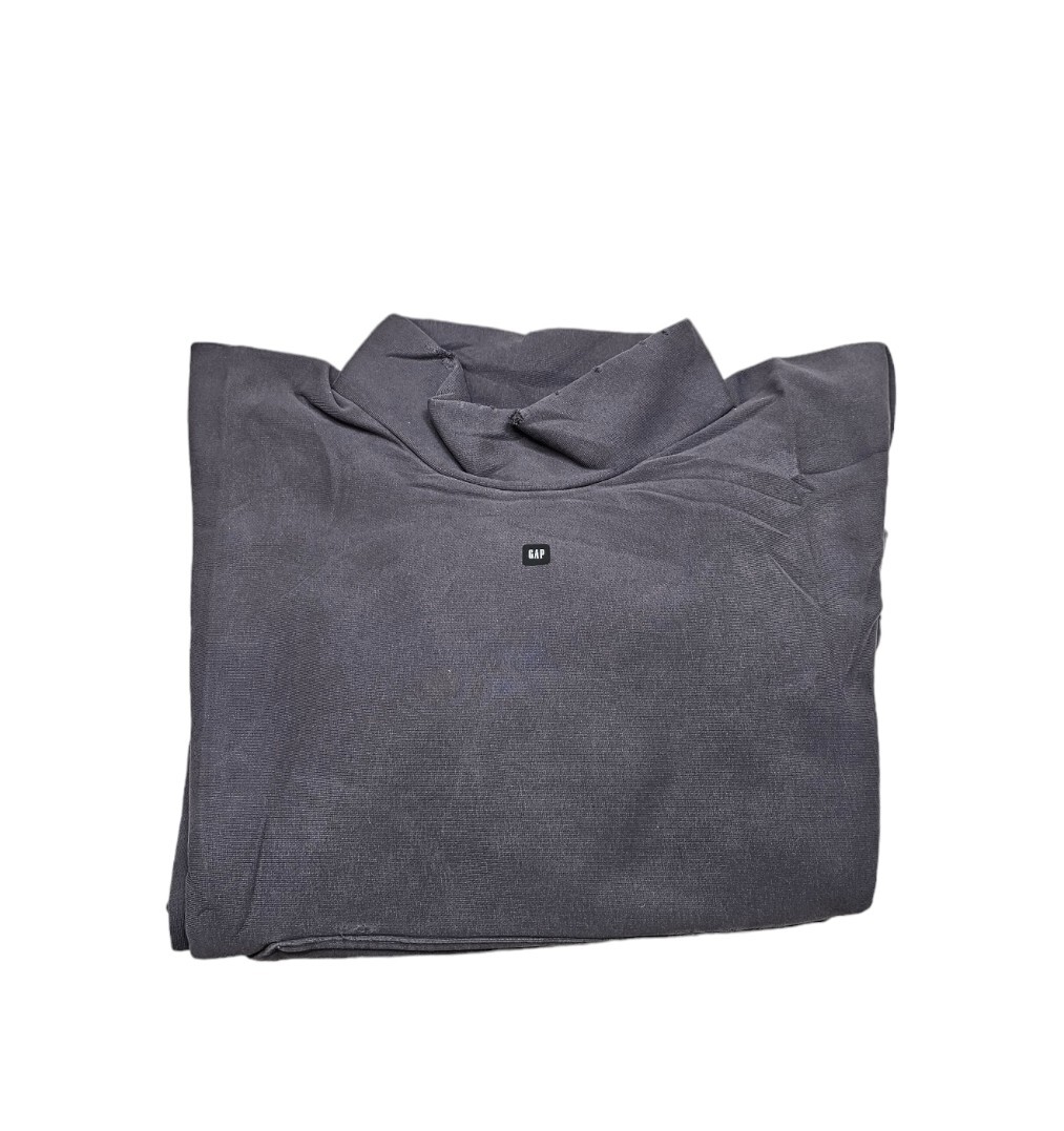 Yeezy Gap Balenciaga High Neck Distressed Mockneck Sweater Size