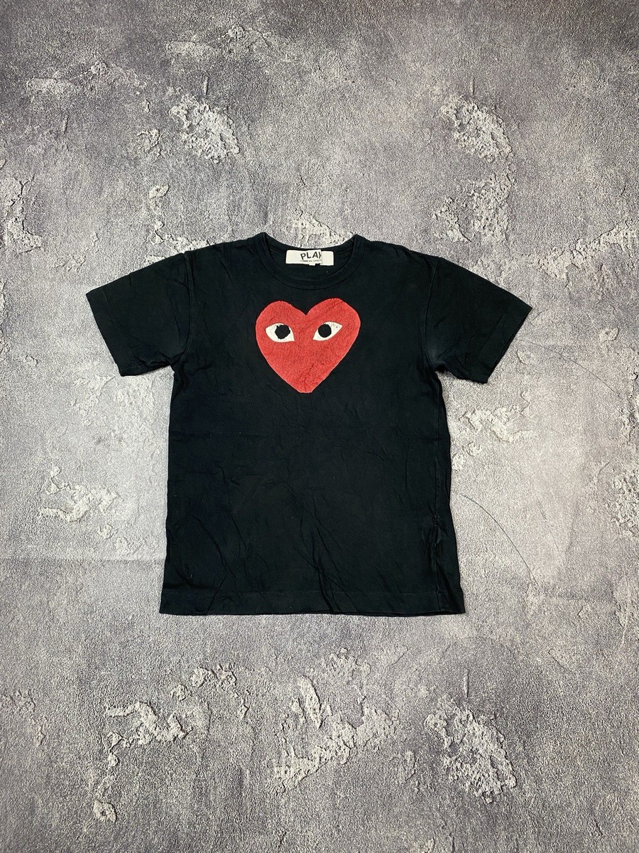 Comme Des Garçons Play Big Red Heart Logo T-shirt Size M Japanese