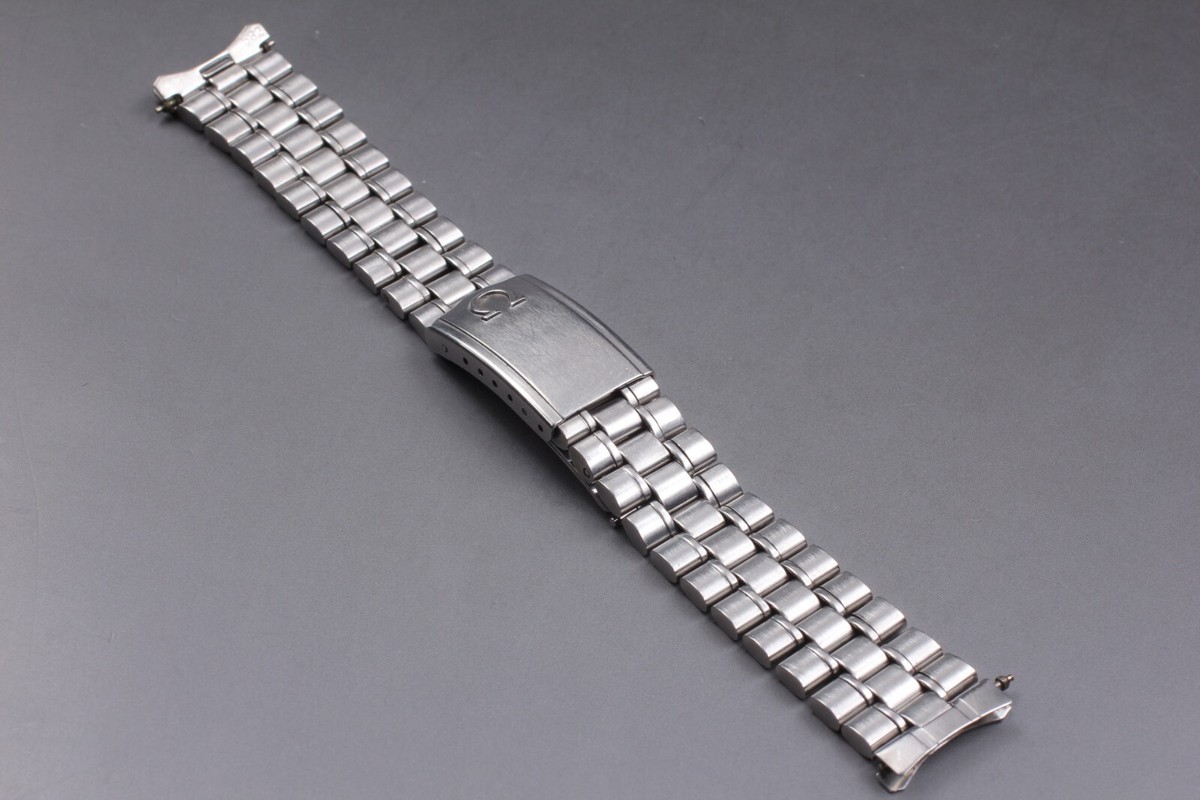Exc+5* Vintage OMEGA 1118 End Link 582 18mm Bracelet For Seamaster